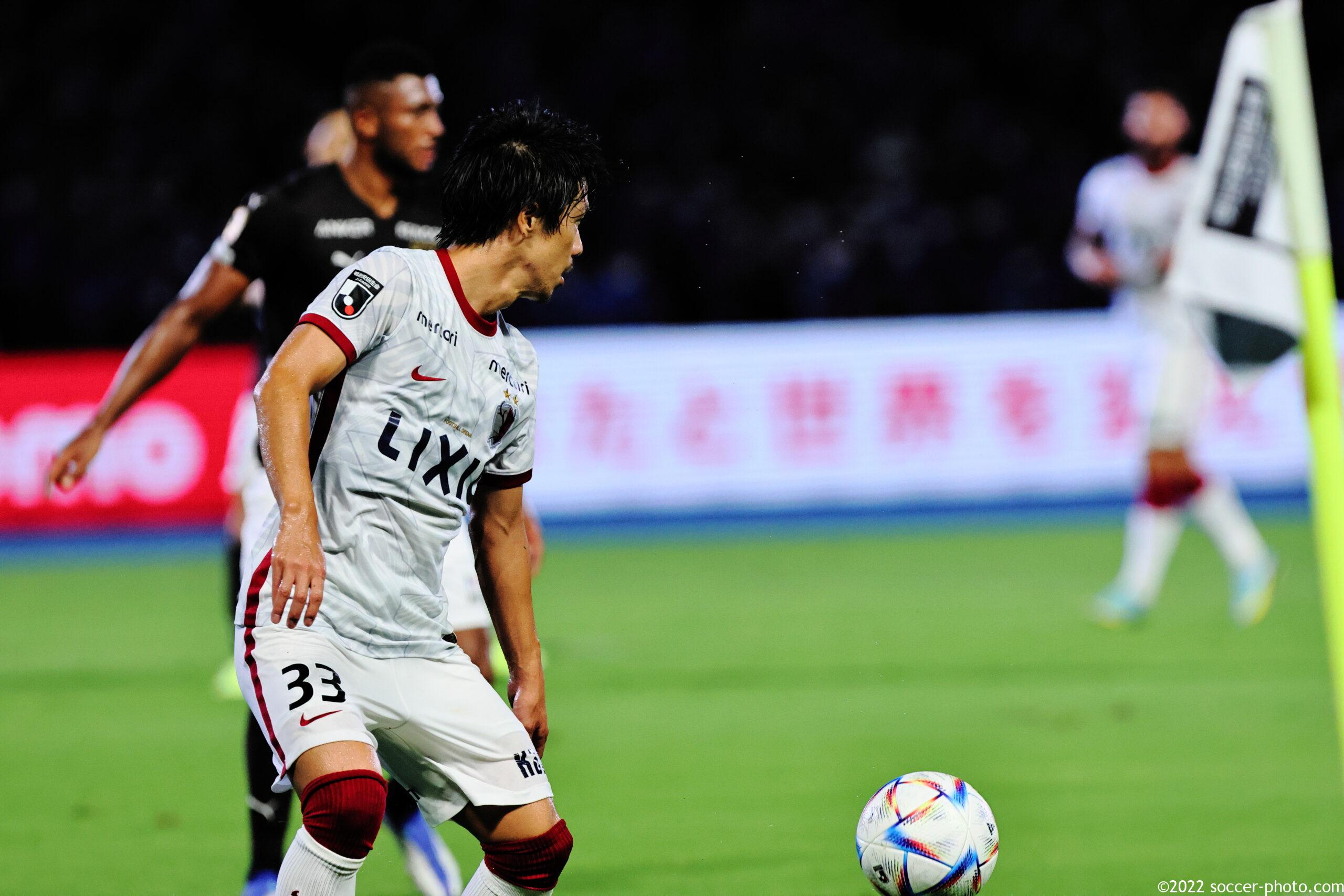 鹿島アントラーズ　仲間隼斗選手　ブライトン戦限定ユニフォーム 鹿島アントラーズ 仲間隼斗選手 ブライトン戦限定ユニフォーム 2025年