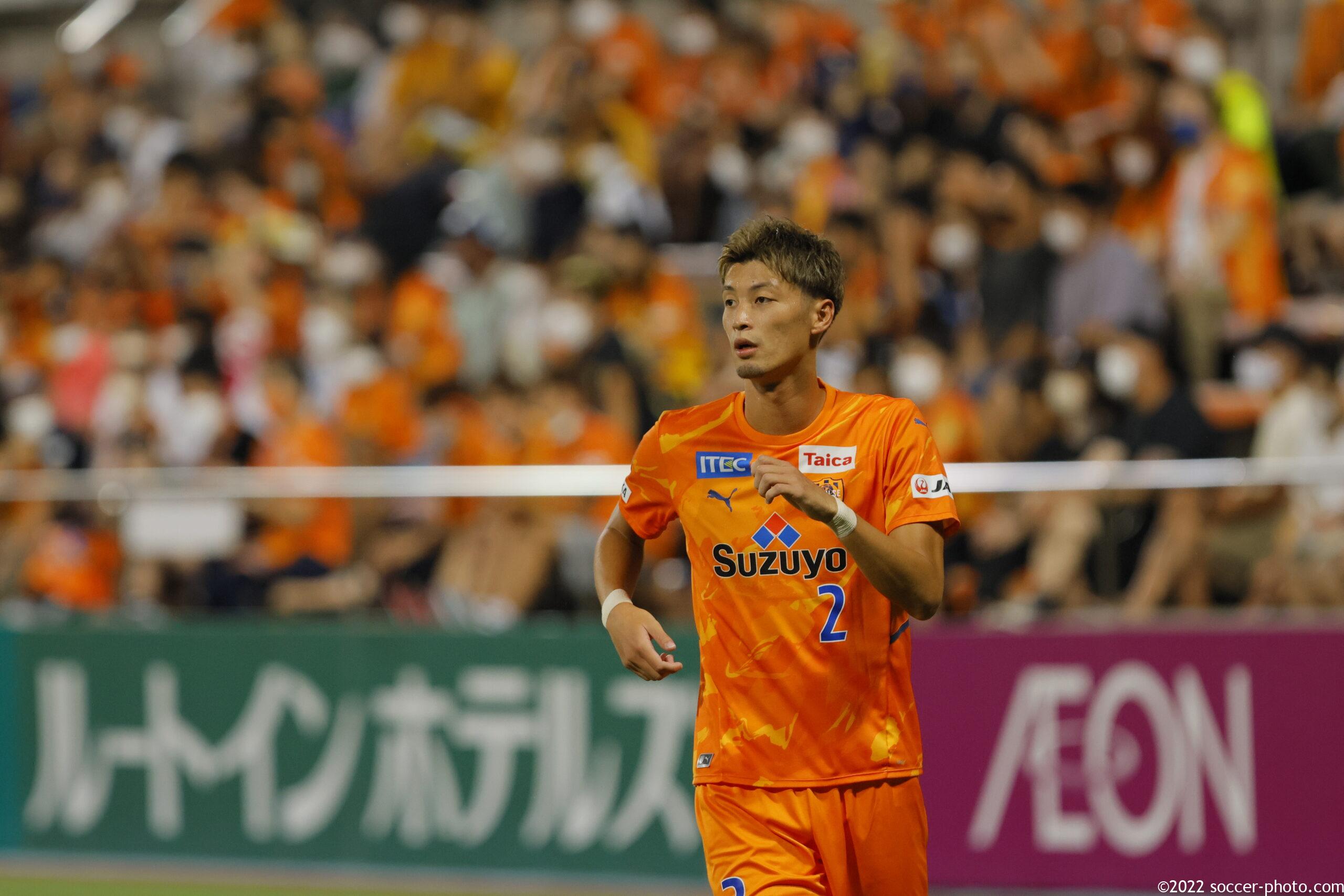 清水エスパルス 立田悠悟選手 2022.08.20 清水vs柏(写真 soccer-photo.com)